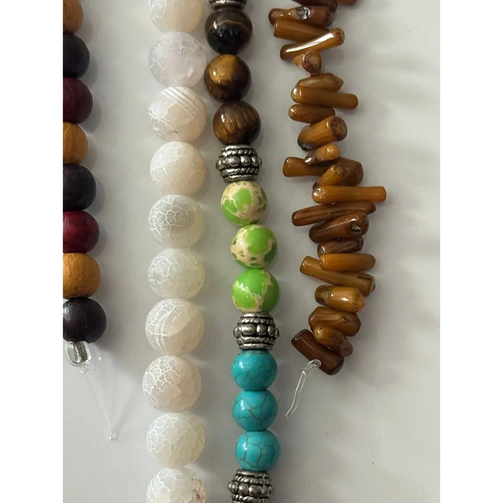 Bead Landing Semi Precious Stone Wood‎ Glass Bead Lot Miyuki Shoji Delica DIY